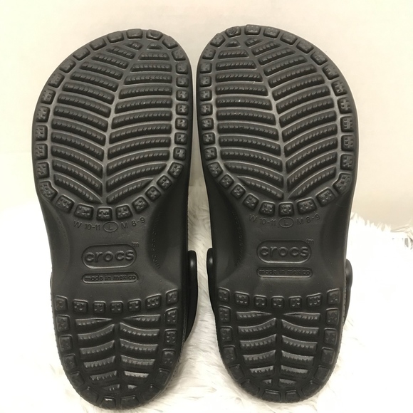 CROCS Black Slip On Clogs Unisex Large - Picture 5 of 6